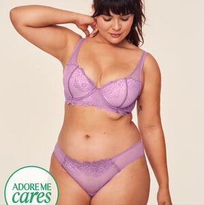 Adore Me Set: Bra, Bikini, and Cheeky